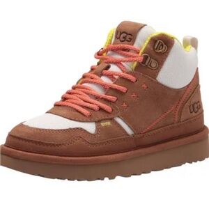 UGG Kids Tan and White Sneakers